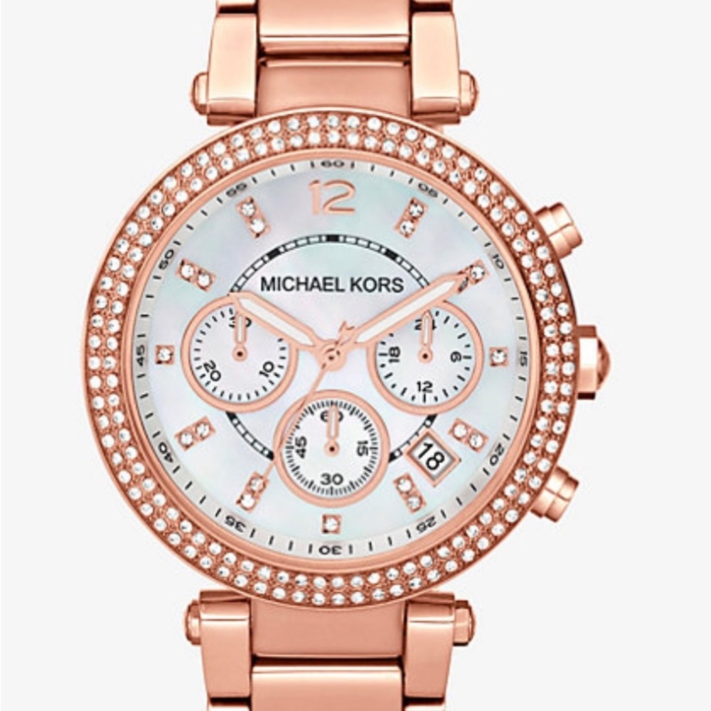 Michael Kors Parker Rose Gold Watch